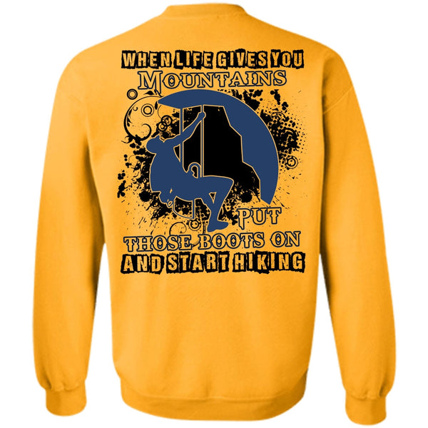 I Love Hiking T Shirt, Start Hiking Sweatshirt