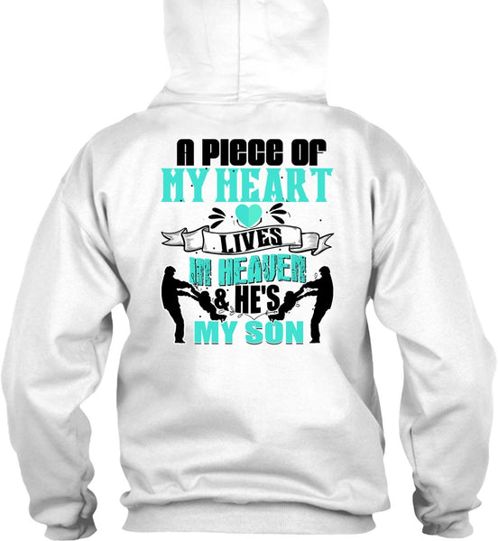 My Heart Lives In Heaven T Shirt, I Love Son T Shirt