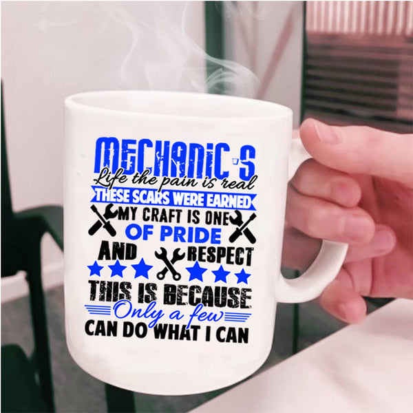 Cool Gift For Mechanics Coffee Mug, Mechanic's Life Cup
