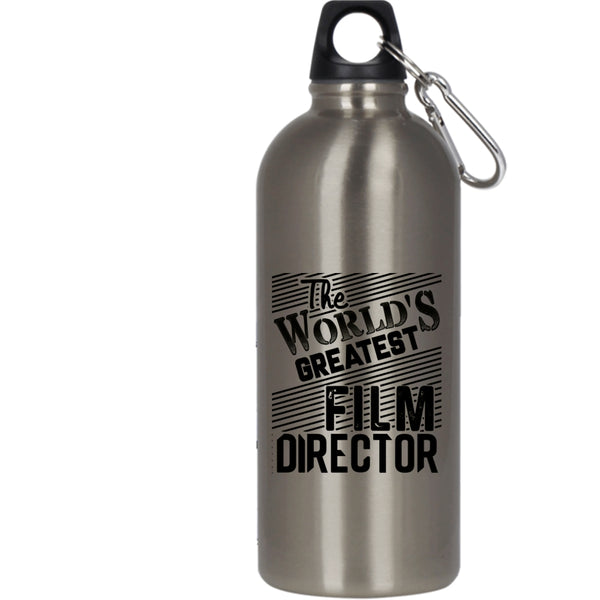 The World's Greatest Film Director 20 oz Stainless Steel Bottle,Awesome Film Director Outdoor Sports Water Bottle