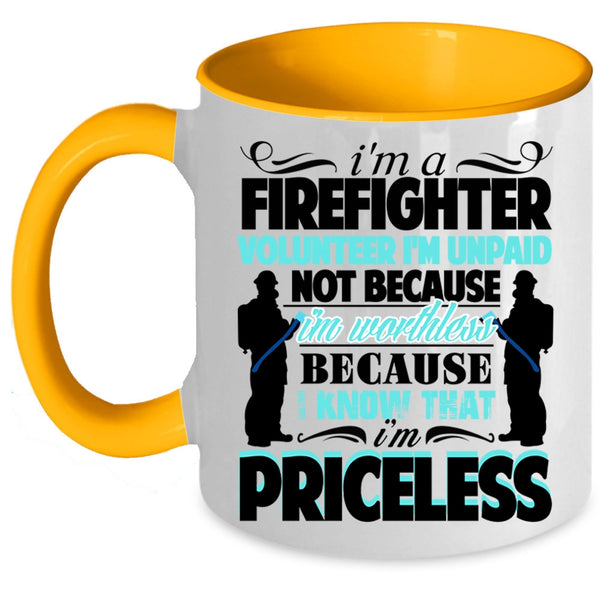 Best Gift For Firefighter Coffee Mug, I'm A Firefighter Accent Mug
