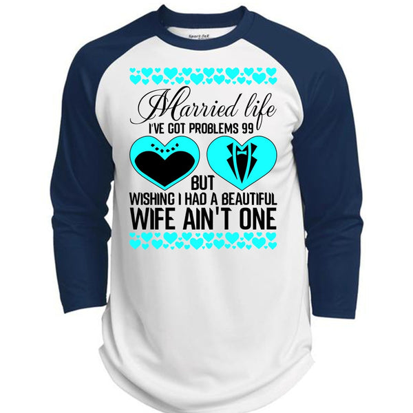 I Had A Beautiful Wife T Shirt, I Love Wife T Shirt, Awesome T-Shirts  (Polyester Game Baseball Jersey)