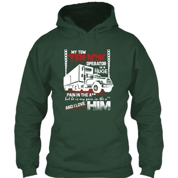 My Tow Truck Operator T Shirt, I Love Him T Shirt