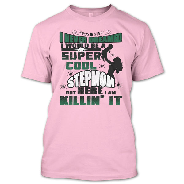 A black t-shirt with the shopify logo