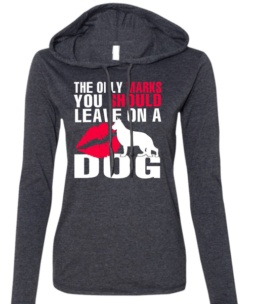 You Should Leave On A Dog T Shirt, My Favorite T Shirt (Anvil Ladies Ringspun Hooded)