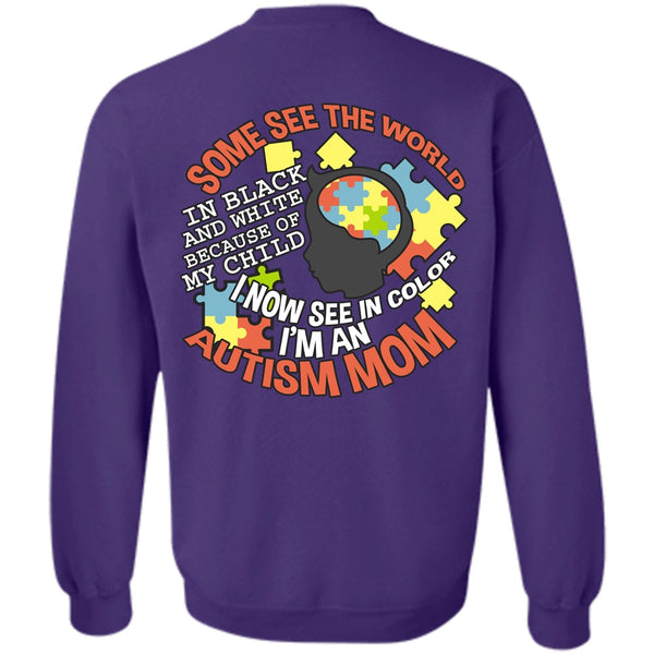 I Now See In Color T Shirt, I Love Mom Sweatshirt