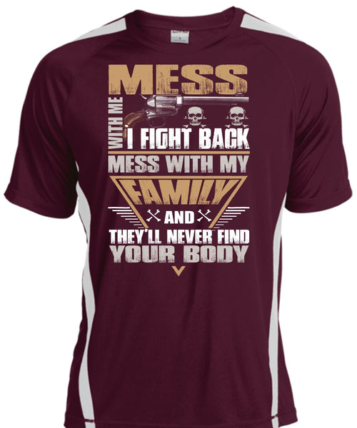 I Fight Back Mess With My Family T Shirt, Being A Papa T Shirt, Cool Shirt
