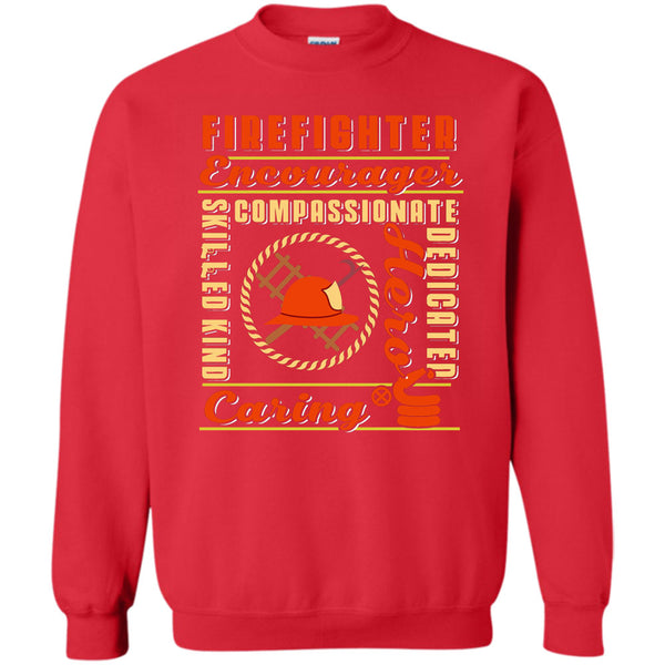 Skilled Kind Compassionate Dedicate T Shirt, I Am A Coolest Firefighter Sweatshirt
