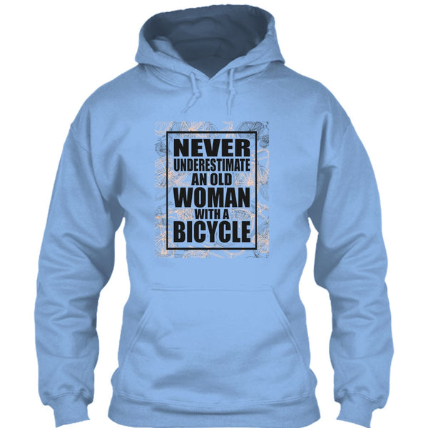 Never Underestimate T Shirt, Coolest Bicycle T Shirt