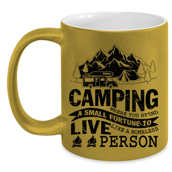 Cool Gift For Camper Coffee Mug, Camping Accent Mug