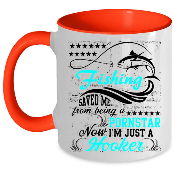 Awesome Fishing Coffee Mug, Fishing Accent Mug