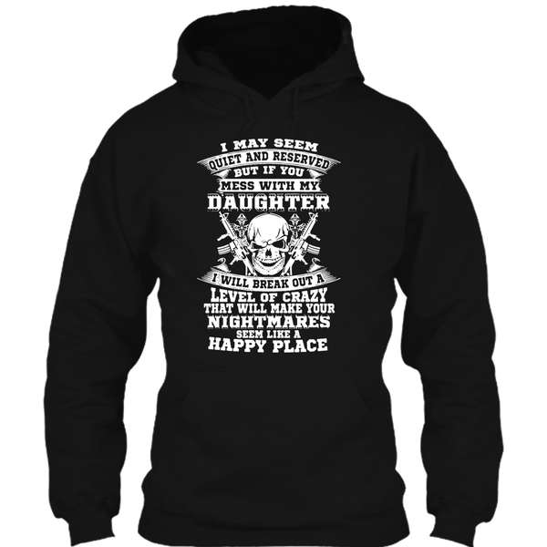 A black t-shirt with the shopify logo