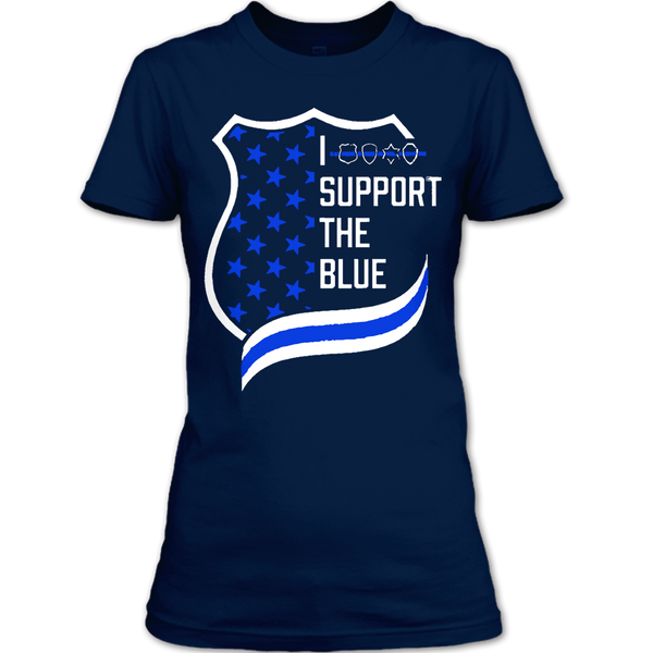 A black t-shirt with the shopify logo