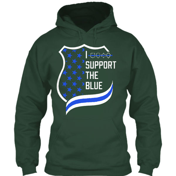 A black t-shirt with the shopify logo