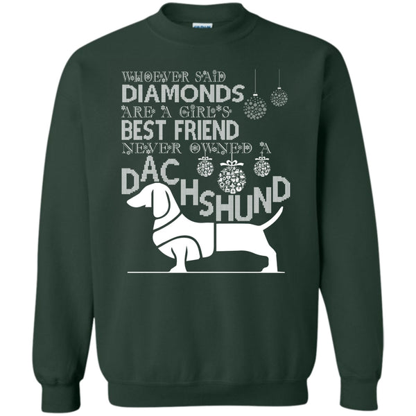 Never Owned A Dachshund T Shirt, Gift For Merry Christmas Sweatshirt