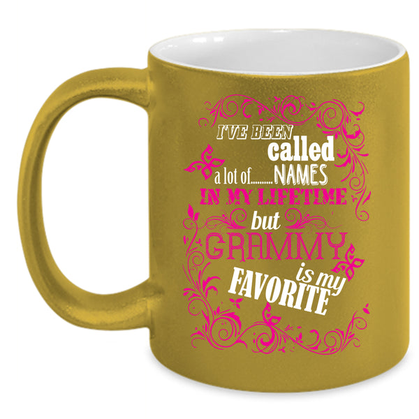 Grammy Is My Favorite Name Coffee Mug, Cute Grandma Coffee Cup