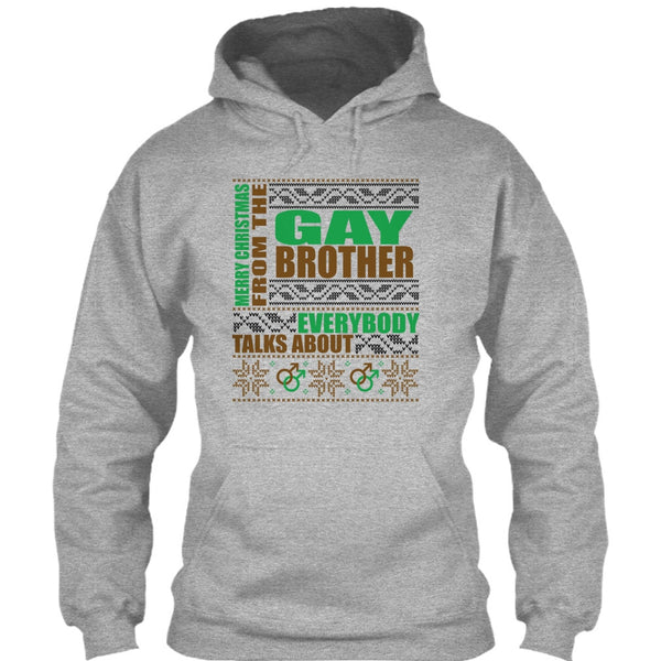 Merry Christmas From The Gay brother T Shirt, Gift For Gay Brother T Shirt