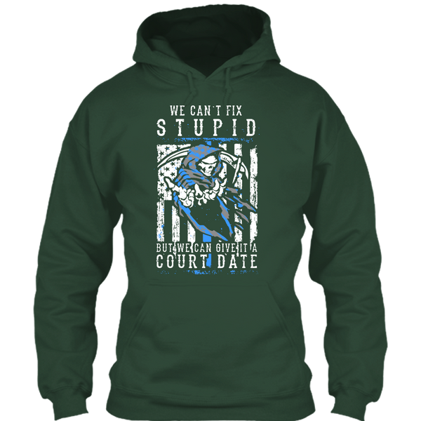 A black t-shirt with the shopify logo