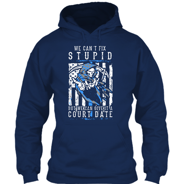 A black t-shirt with the shopify logo