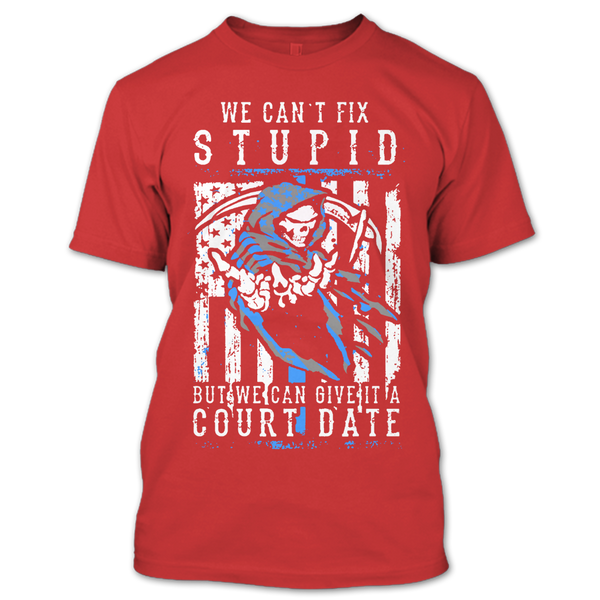 A black t-shirt with the shopify logo