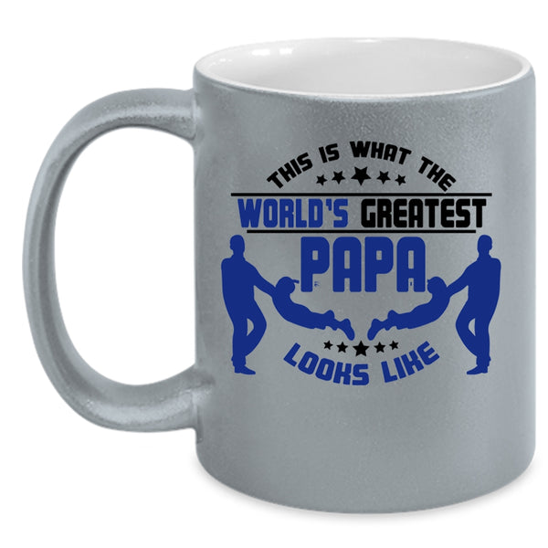 Cute Coffee Mug, What The World's Greatest Papa Looks Like Accent Mug