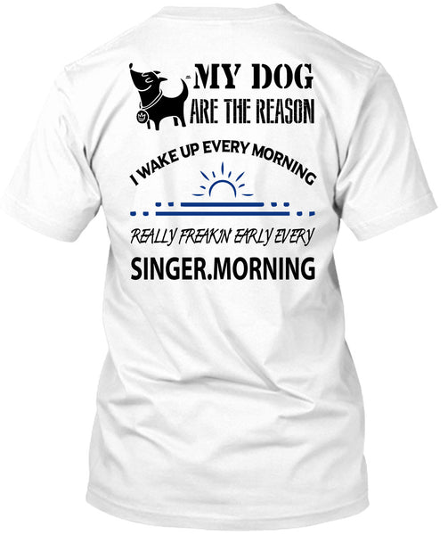 A black t-shirt with the shopify logo