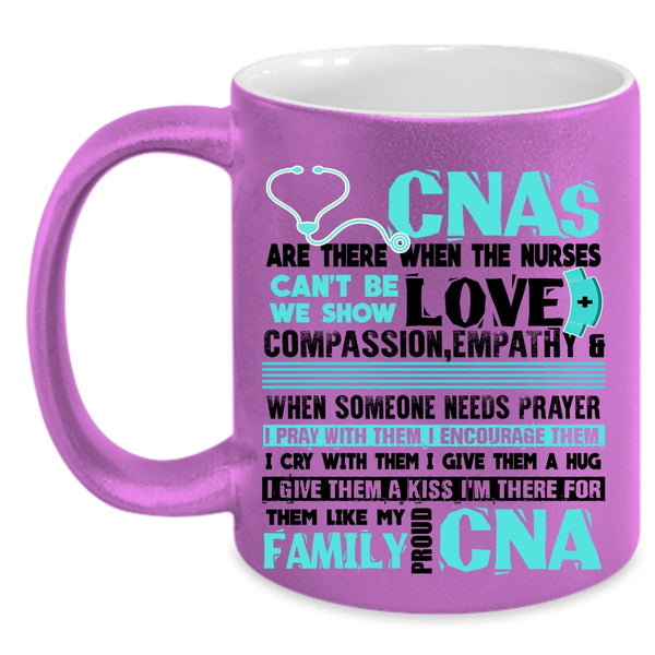 My Family proud CNA Coffee Mug, Awesome CNAs Accent Mug