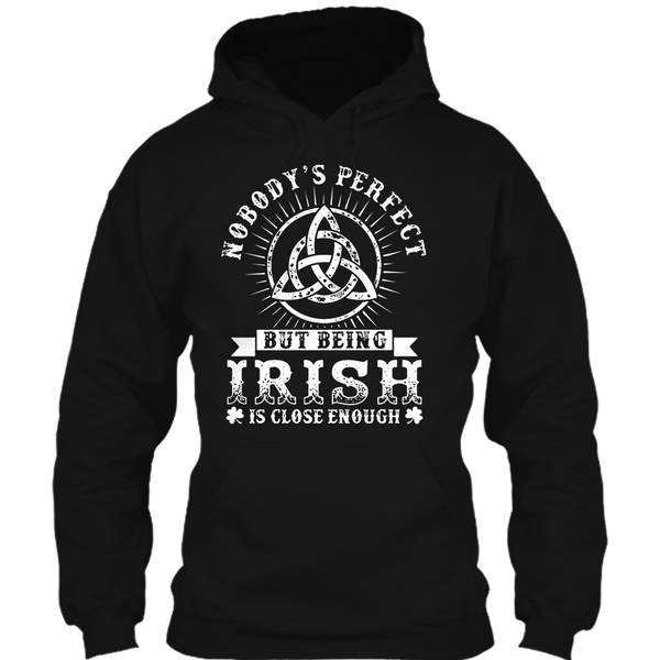 A black t-shirt with the shopify logo