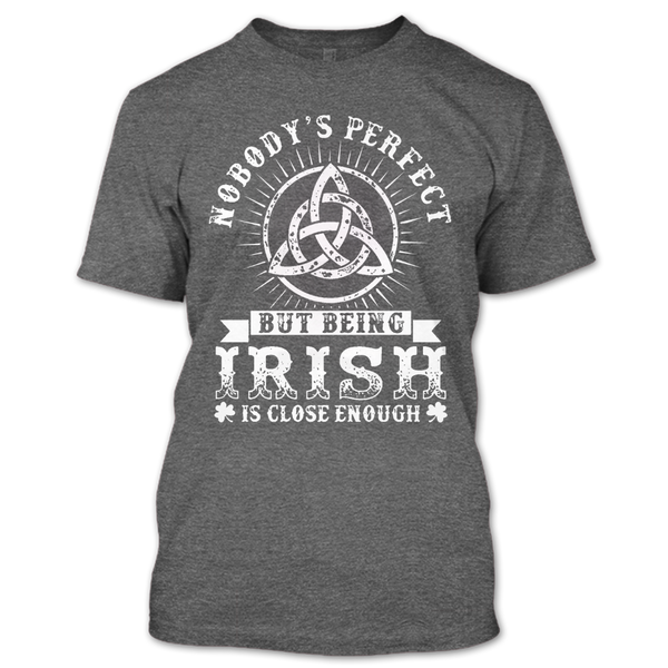 A black t-shirt with the shopify logo