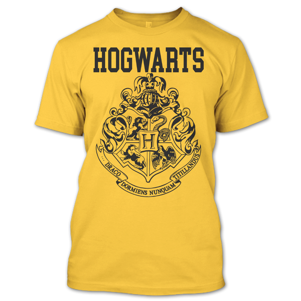 A black t-shirt with the shopify logo