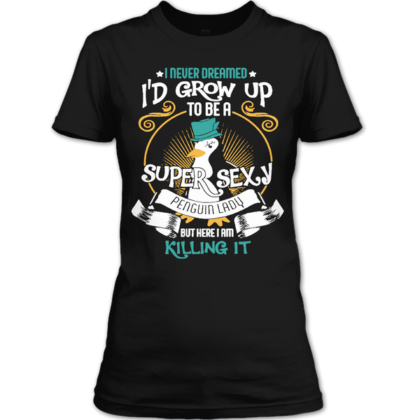 A black t-shirt with the shopify logo