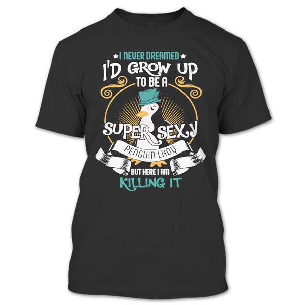 A black t-shirt with the shopify logo