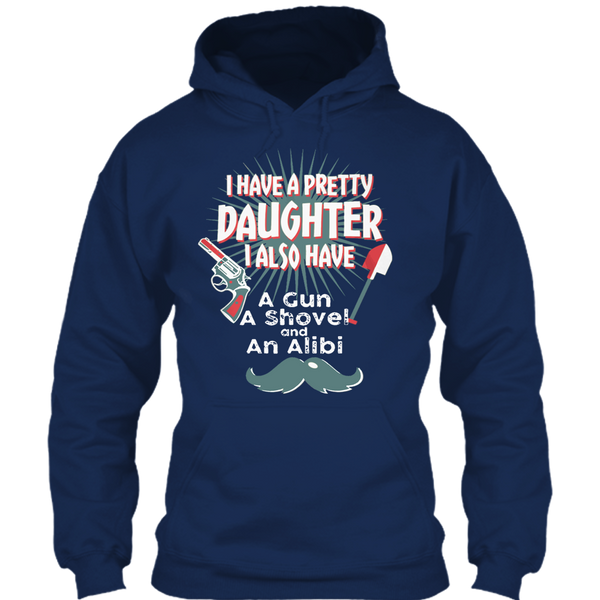 A black t-shirt with the shopify logo