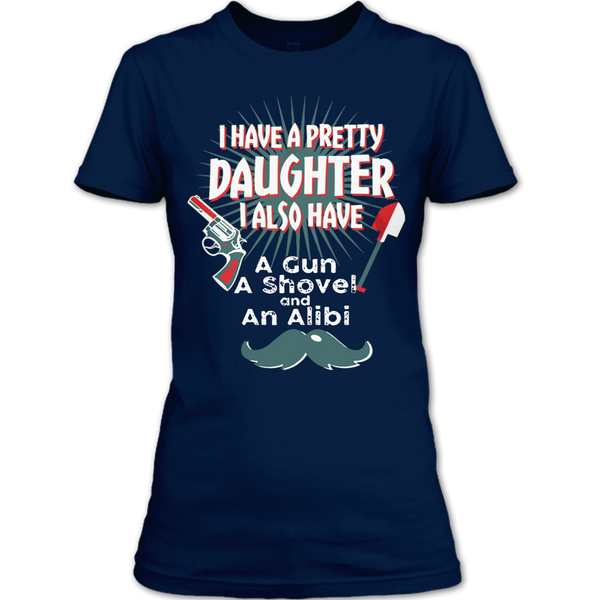 A black t-shirt with the shopify logo