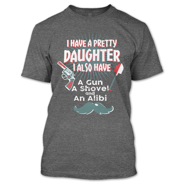 A black t-shirt with the shopify logo