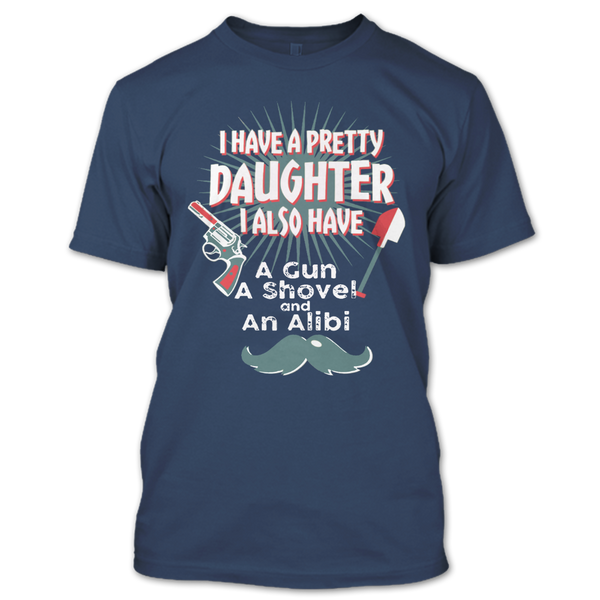 A black t-shirt with the shopify logo