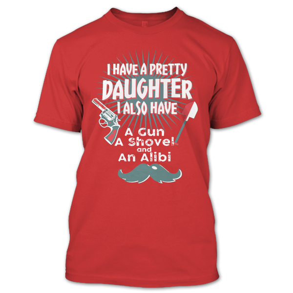 A black t-shirt with the shopify logo