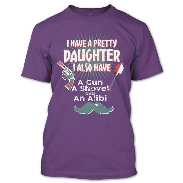 A black t-shirt with the shopify logo