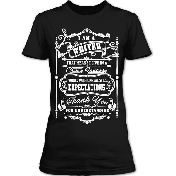 A black t-shirt with the shopify logo