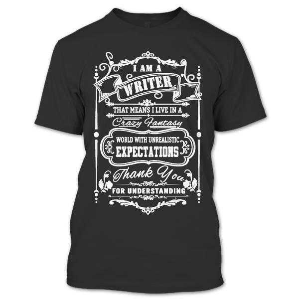 A black t-shirt with the shopify logo