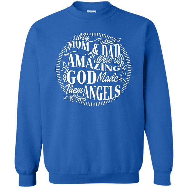 God Made Them Angels T Shirt, Coolest Mom And Dad Sweatshirt