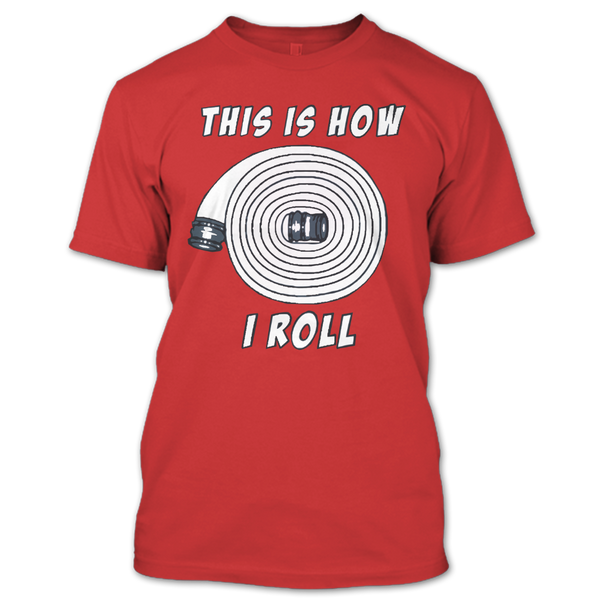 A black t-shirt with the shopify logo