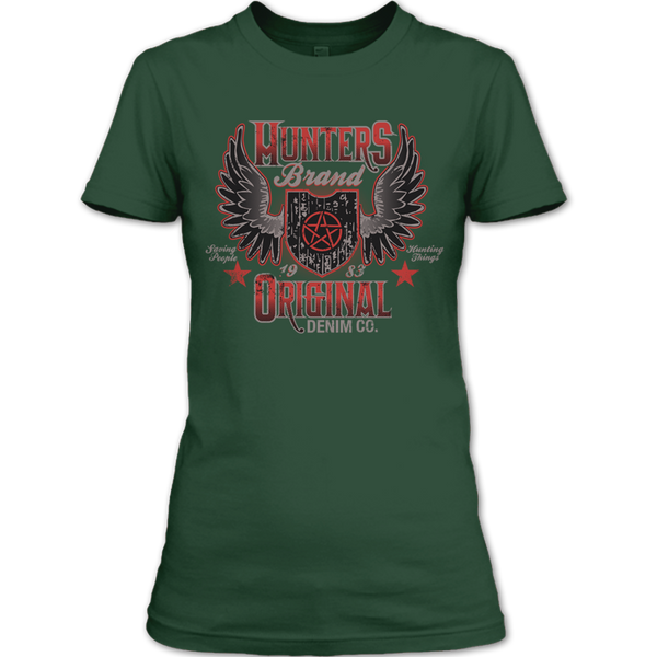 A black t-shirt with the shopify logo