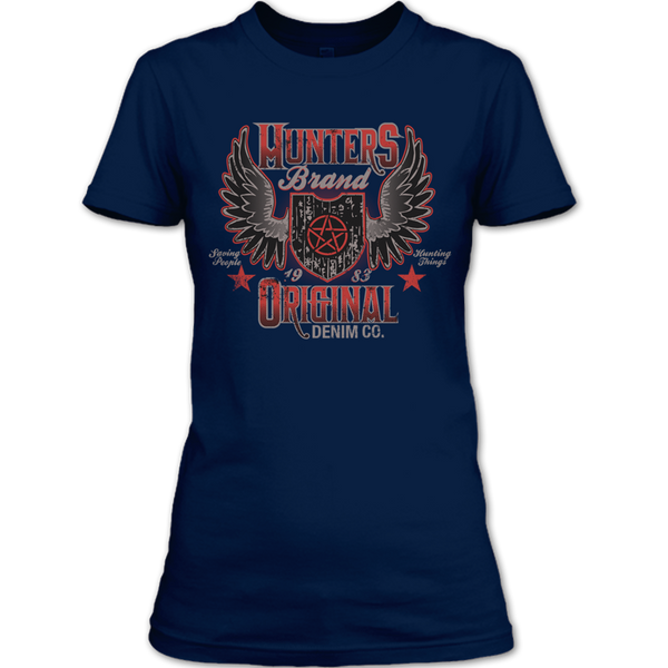 A black t-shirt with the shopify logo