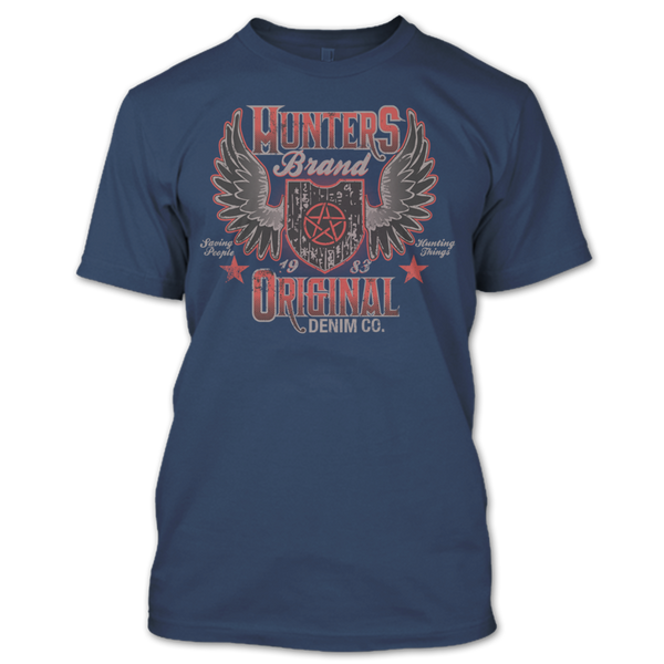 A black t-shirt with the shopify logo