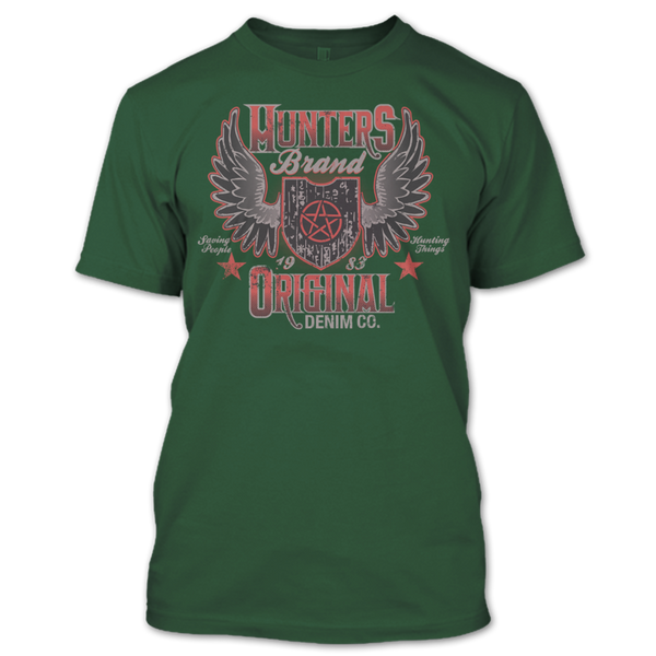 A black t-shirt with the shopify logo