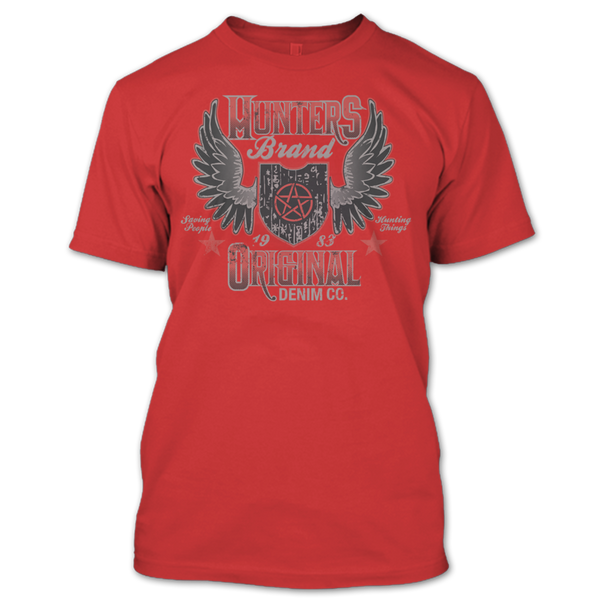 A black t-shirt with the shopify logo