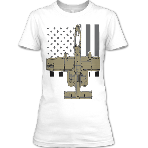 A black t-shirt with the shopify logo