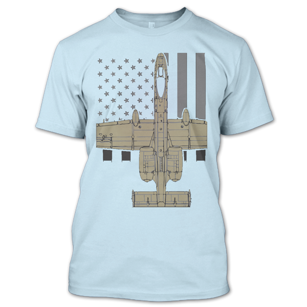 A black t-shirt with the shopify logo