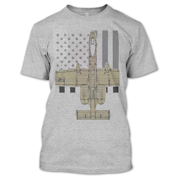 A black t-shirt with the shopify logo